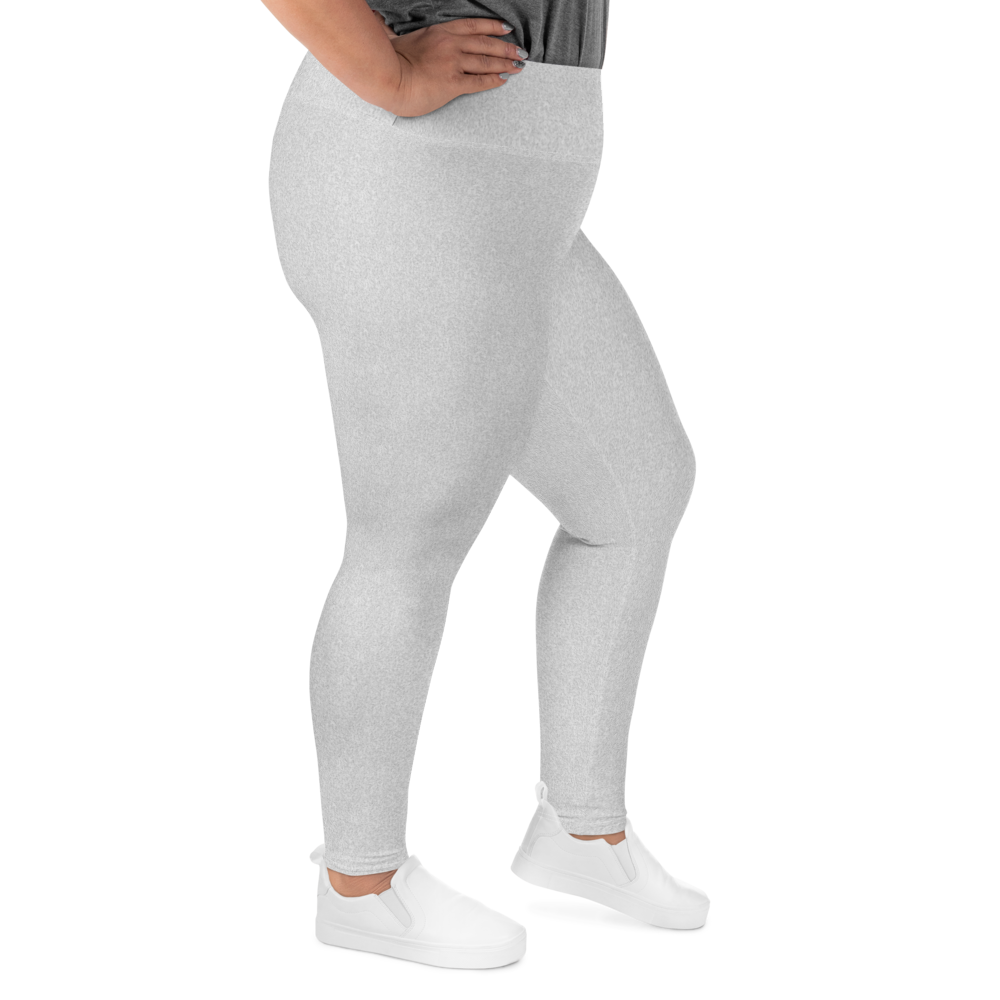 Heather Grey Light Plus Size Leggings