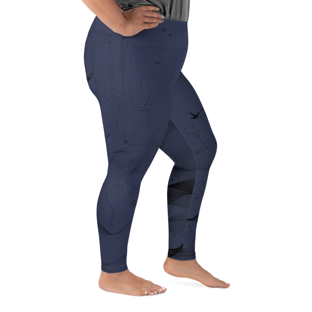 Inner - Navy Plus Size Leggings