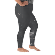 Inner - Anthracite Plus Size Leggings