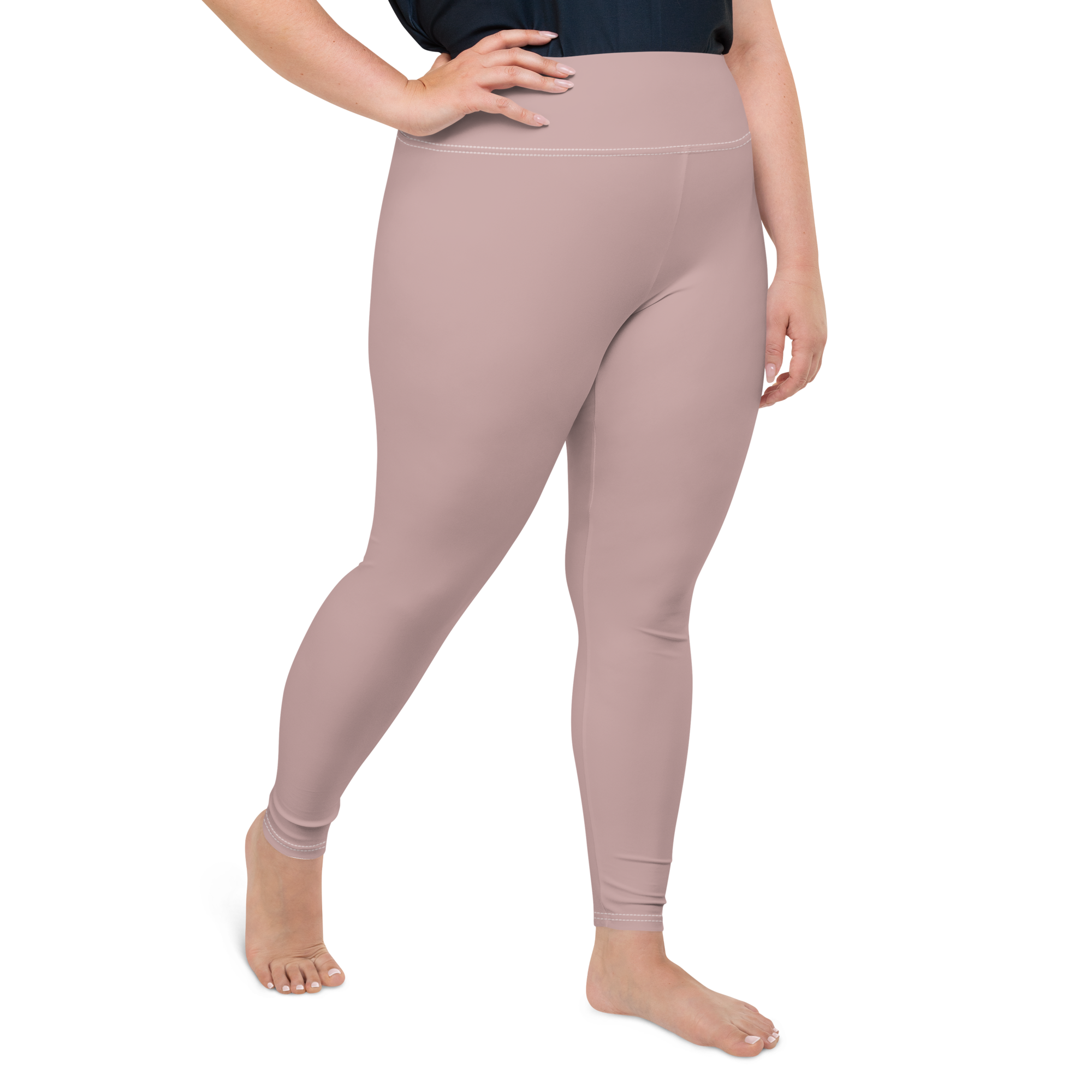 Basics - Rose Plus Size Leggings