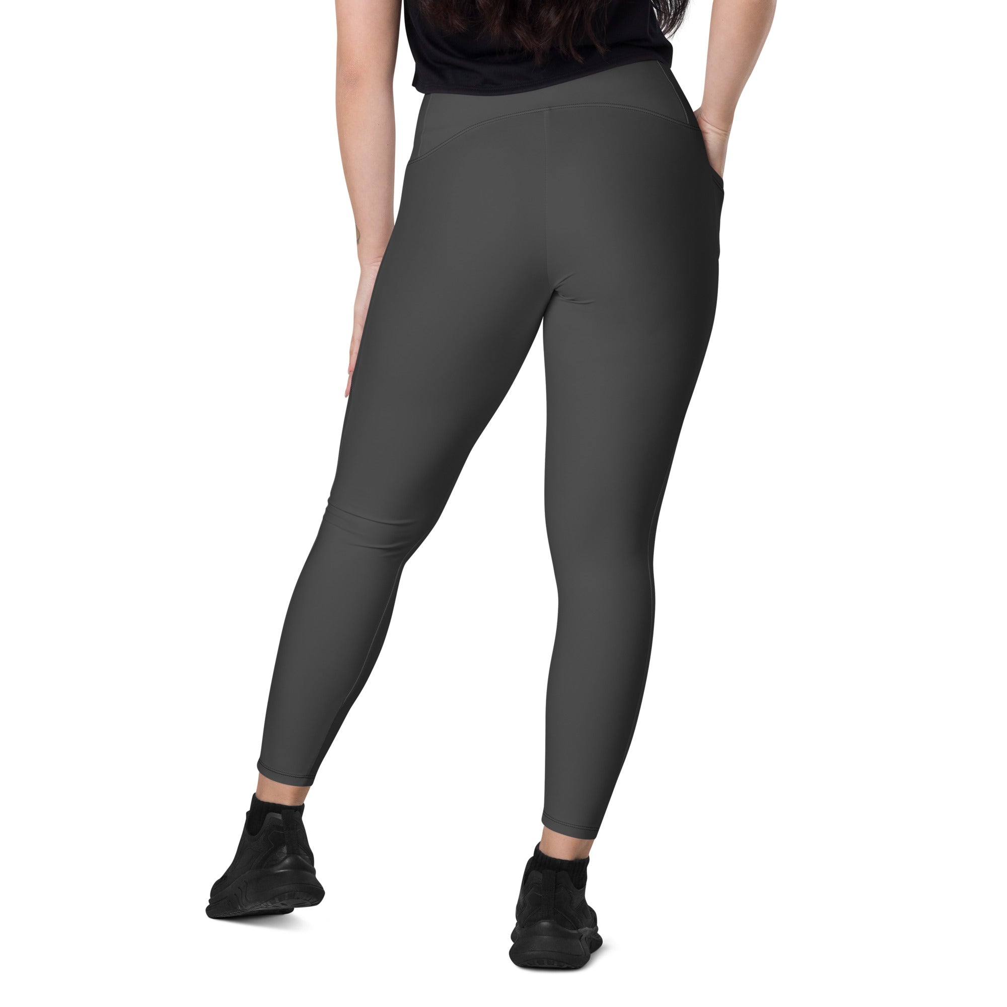 Basics - Anthracite Crossover Leggings