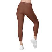 Basics - Terracotta Crossover Leggings