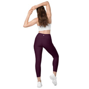 Basics - Eggplant Crossover Leggings