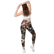 Wildflower Terracotta Crossover Leggings