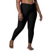 Basic - Black Crossover Leggings