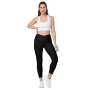 Basic - Black Crossover Leggings