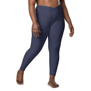 Basics - Navy Crossover Leggings