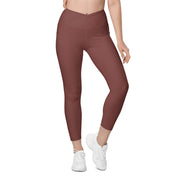 Basics - Rosewood Crossover Leggings