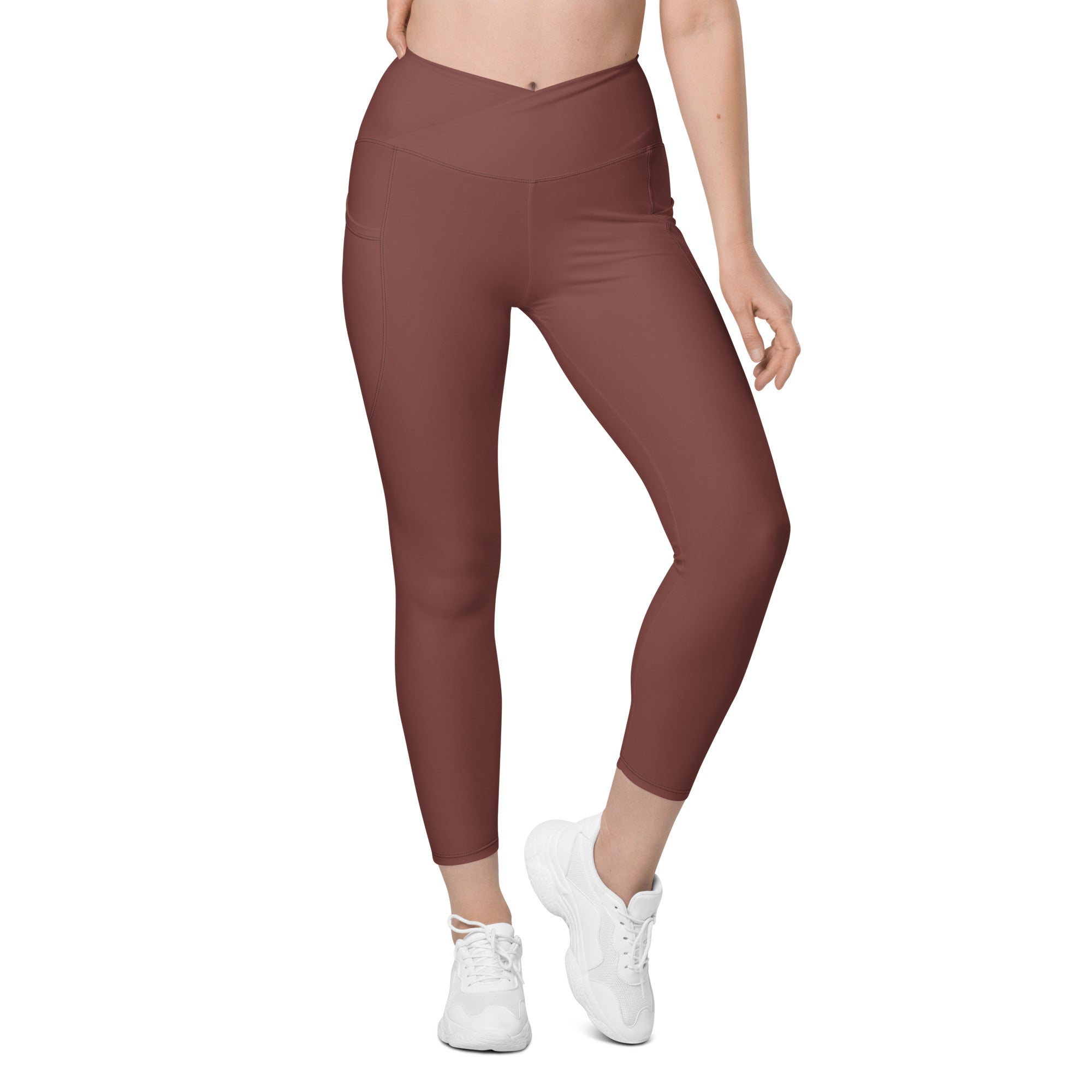 Basics - Rosewood Crossover Leggings