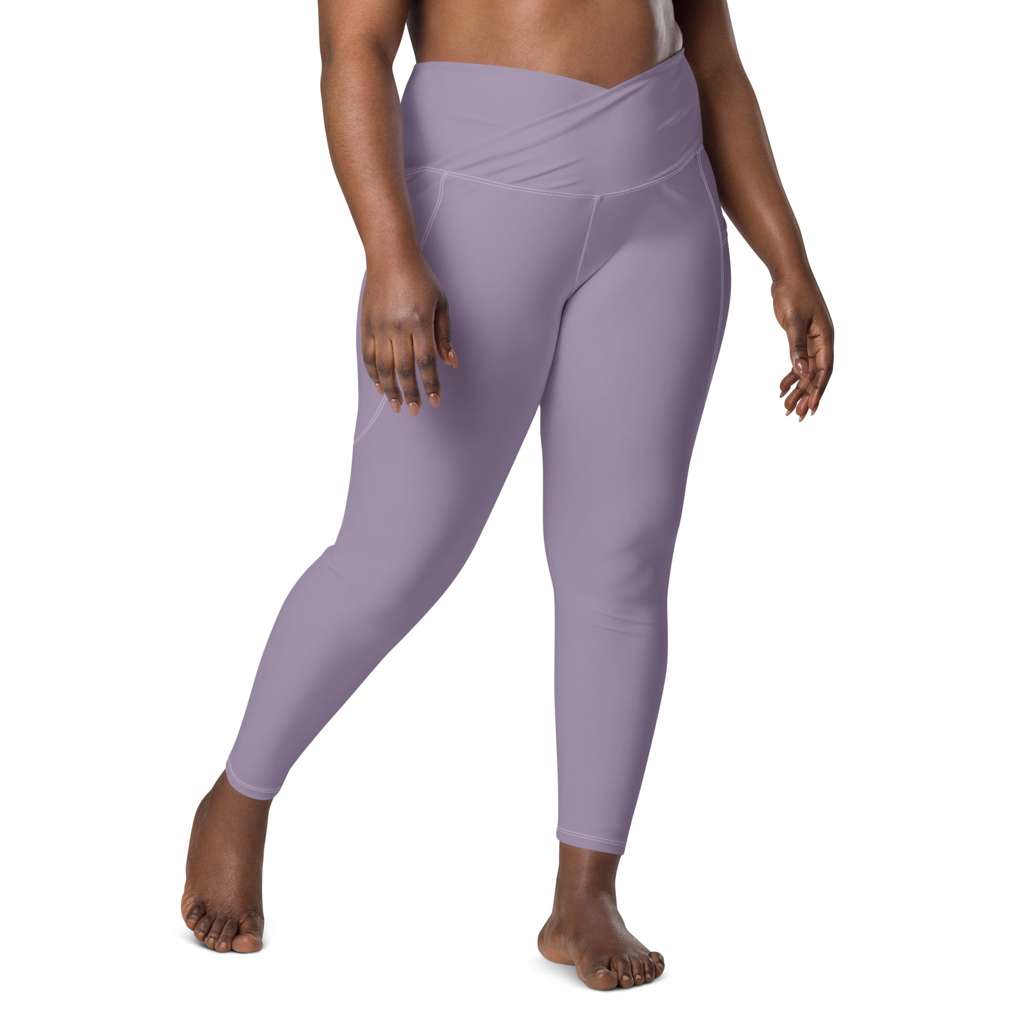 Basics - Lavender Crossover Leggings