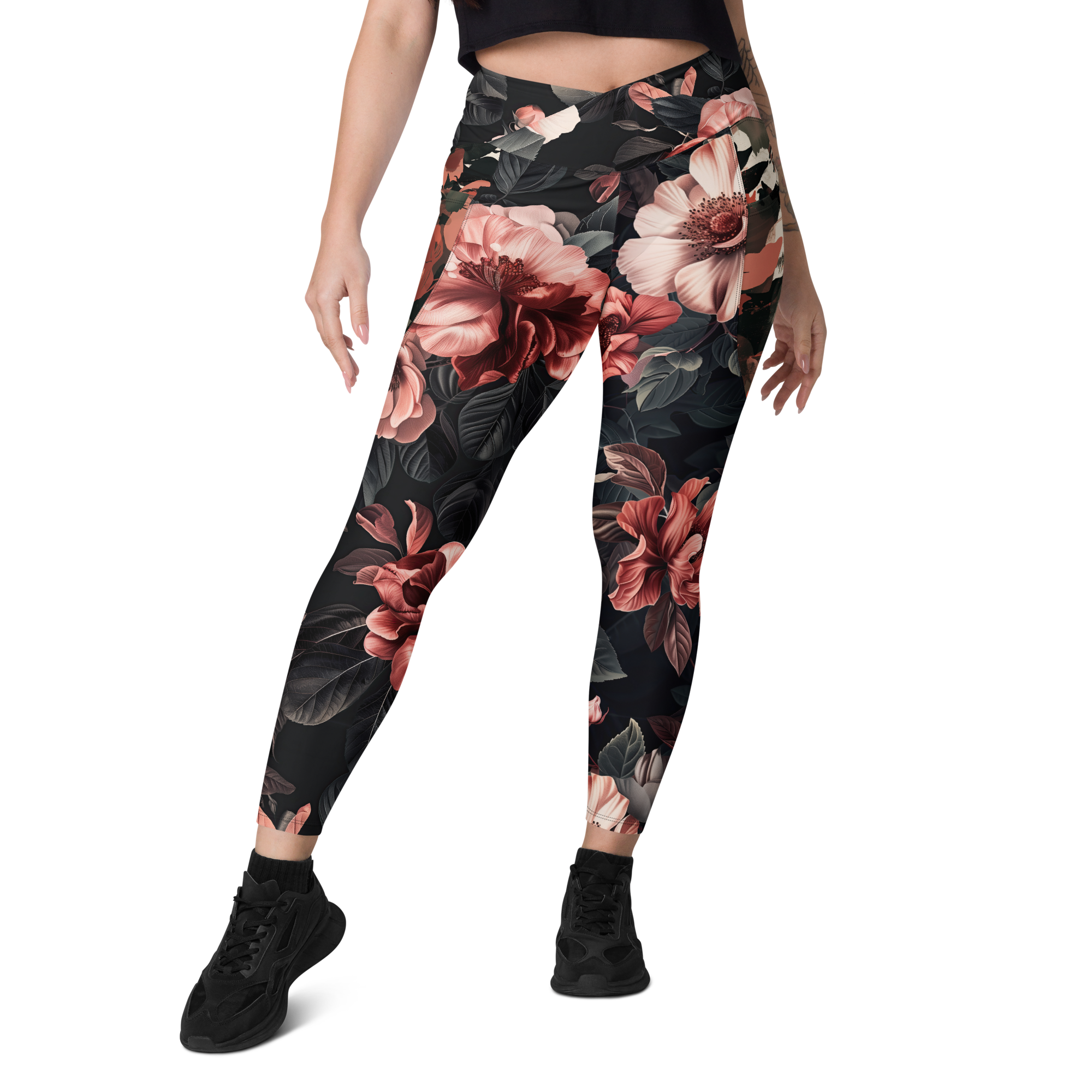 Bloom Floral Crossover Leggings