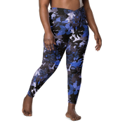 Wildflower Floral Navy Crossover Leggings