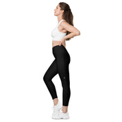 Basic - Black Crossover Leggings