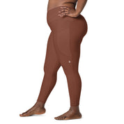 Basics - Terracotta Crossover Leggings