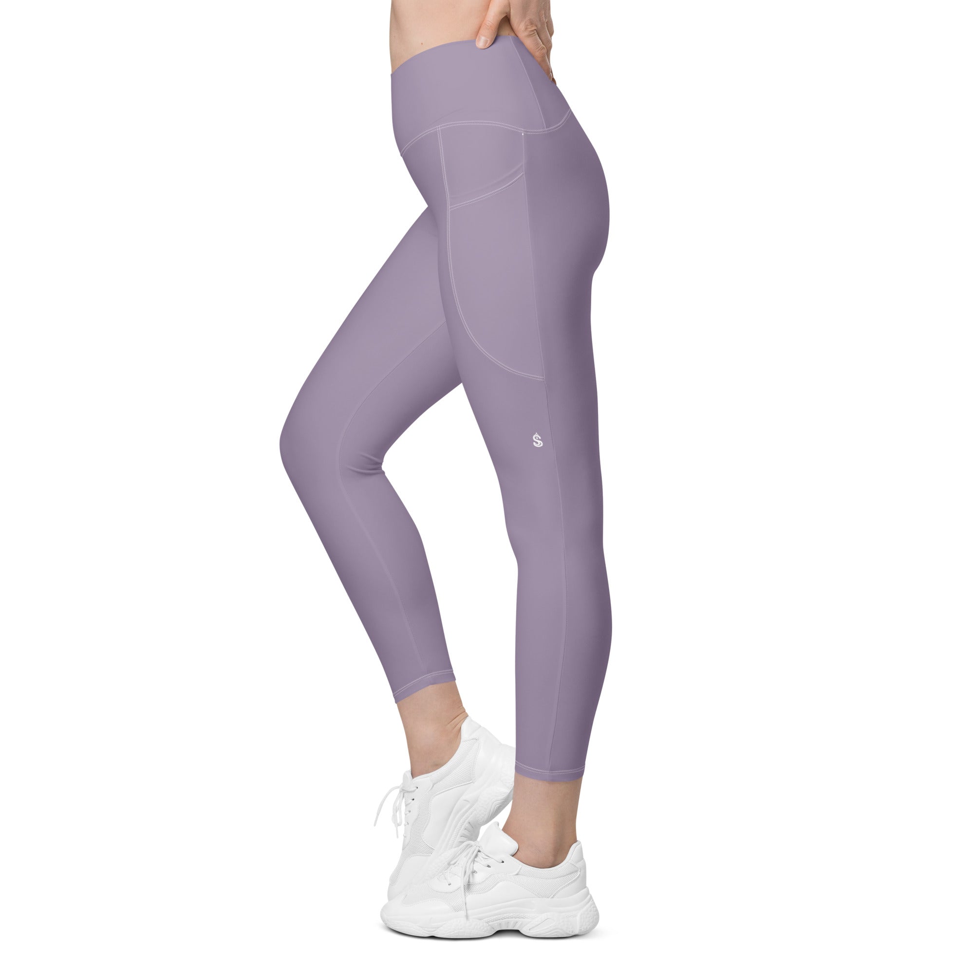 Basics - Lavender Crossover Leggings