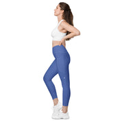 Basics - Marine Blue Crossover Leggings