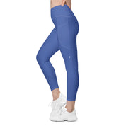 Basics - Marine Blue Crossover Leggings