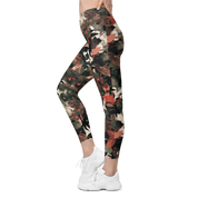 Wildflower Terracotta Crossover Leggings