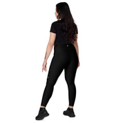 Basic - Black Crossover Leggings