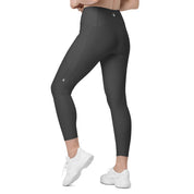 Basics - Anthracite Crossover Leggings