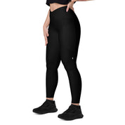 Basic - Black Crossover Leggings