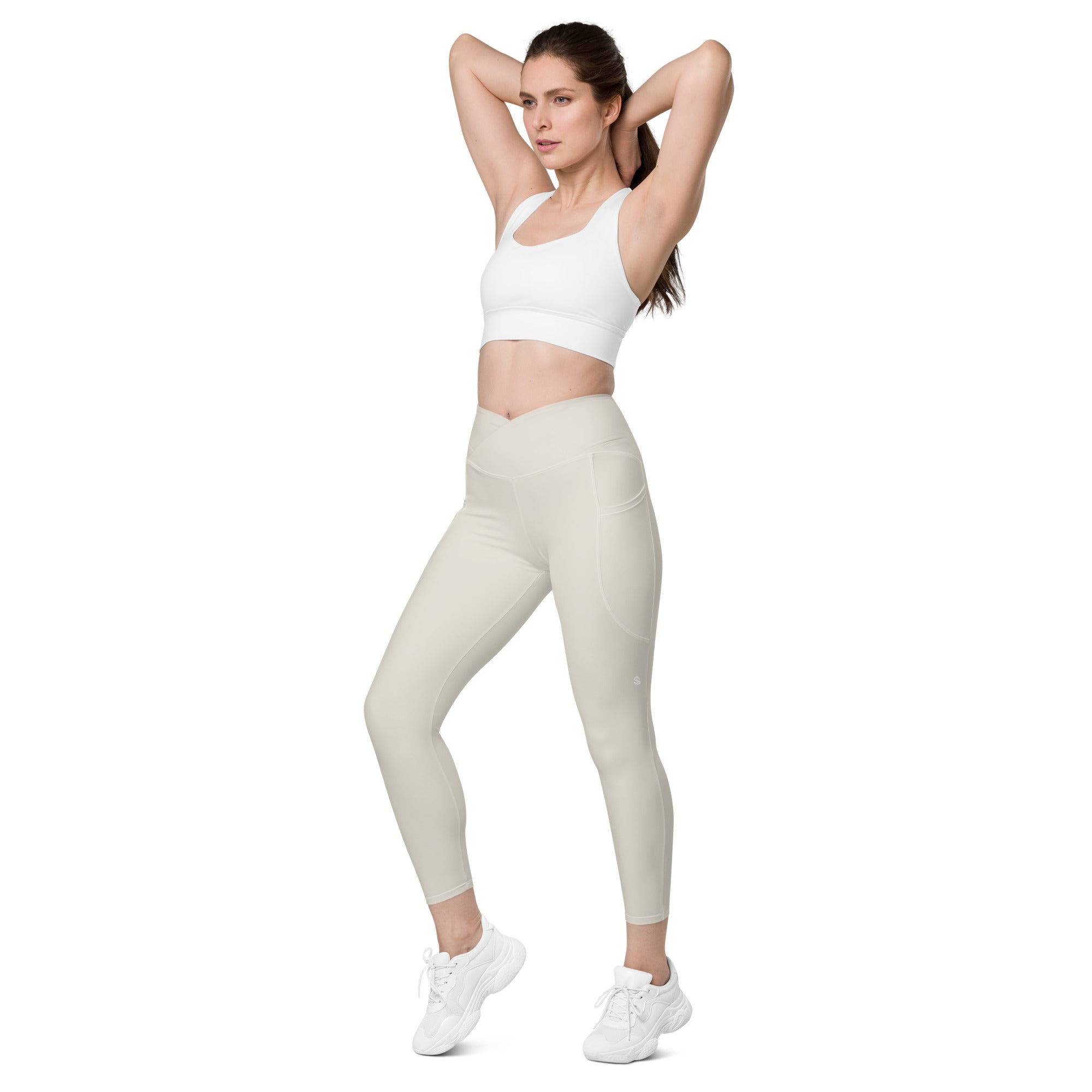 Basics - Bone Crossover Leggings