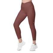 Basics - Rosewood Crossover Leggings