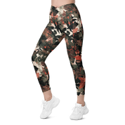 Wildflower Terracotta Crossover Leggings