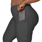 Basics - Anthracite Crossover Leggings