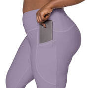 Basics - Lavender Crossover Leggings