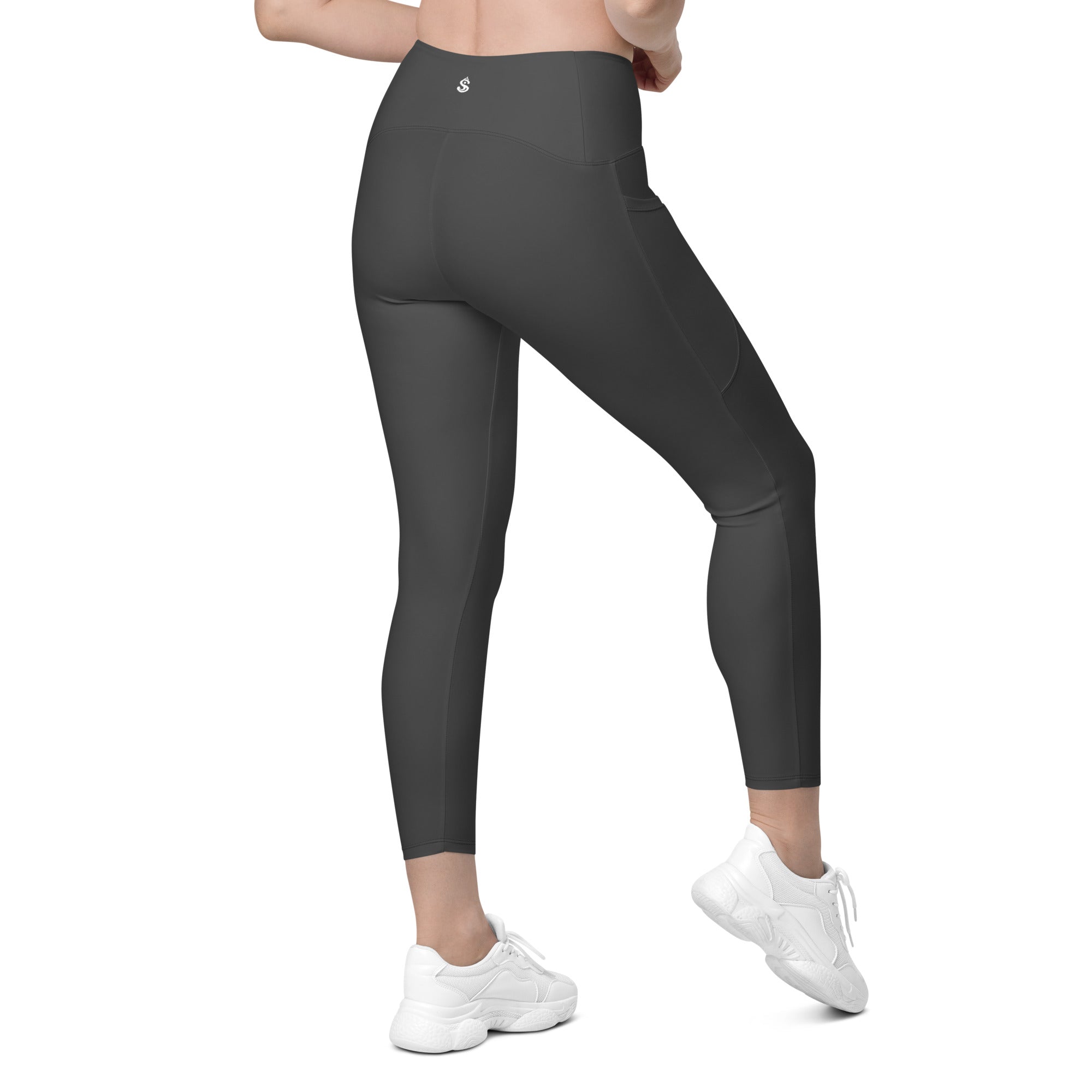 Basics - Anthracite Crossover Leggings