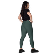 Basics - Green Crossover Leggings