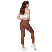 Basics - Terracotta Crossover Leggings