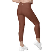 Basics - Terracotta Crossover Leggings