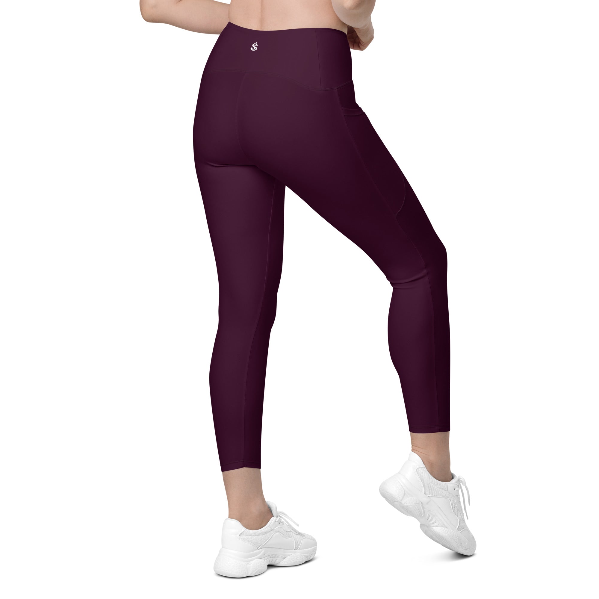 Basics - Eggplant Crossover Leggings