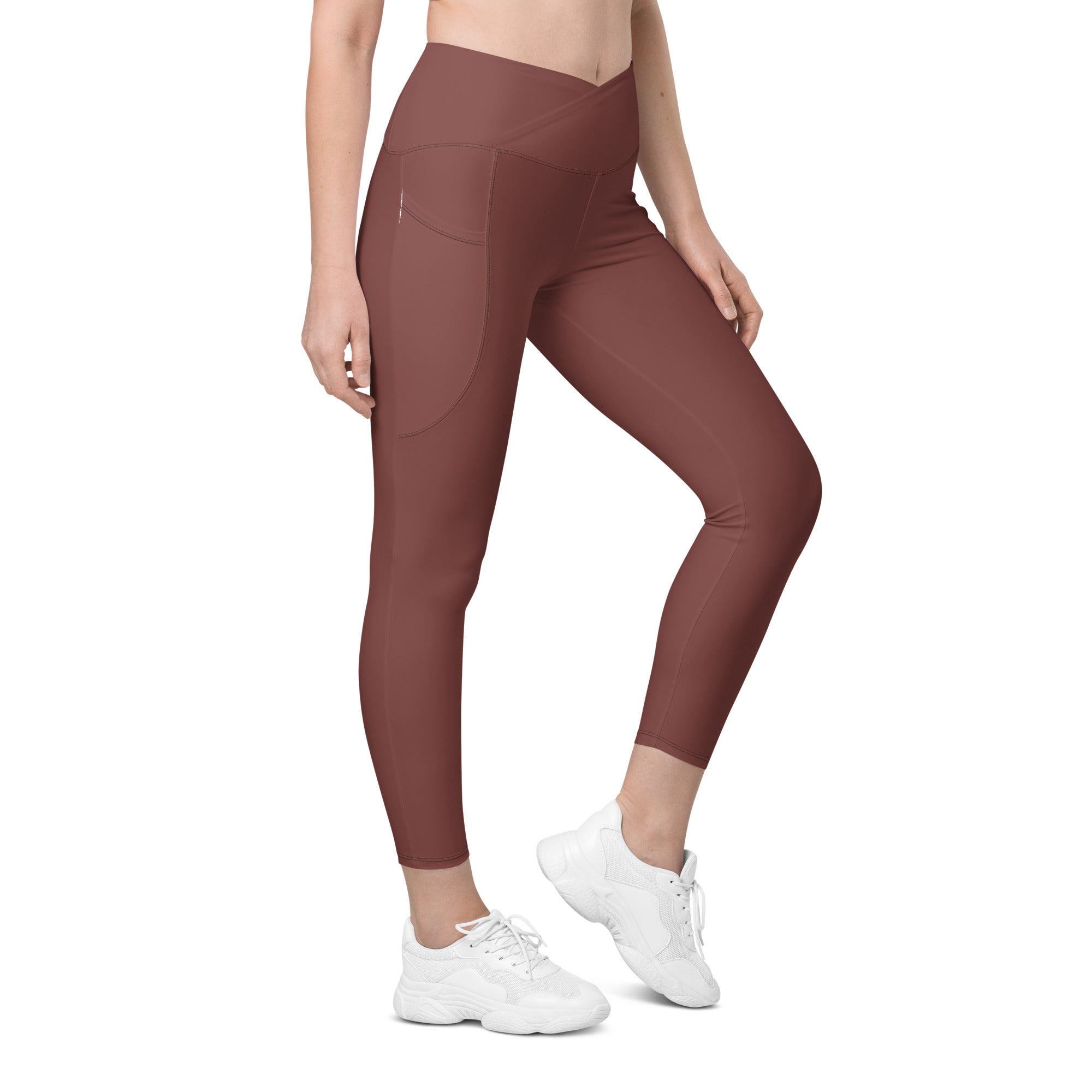 Basics - Rosewood Crossover Leggings