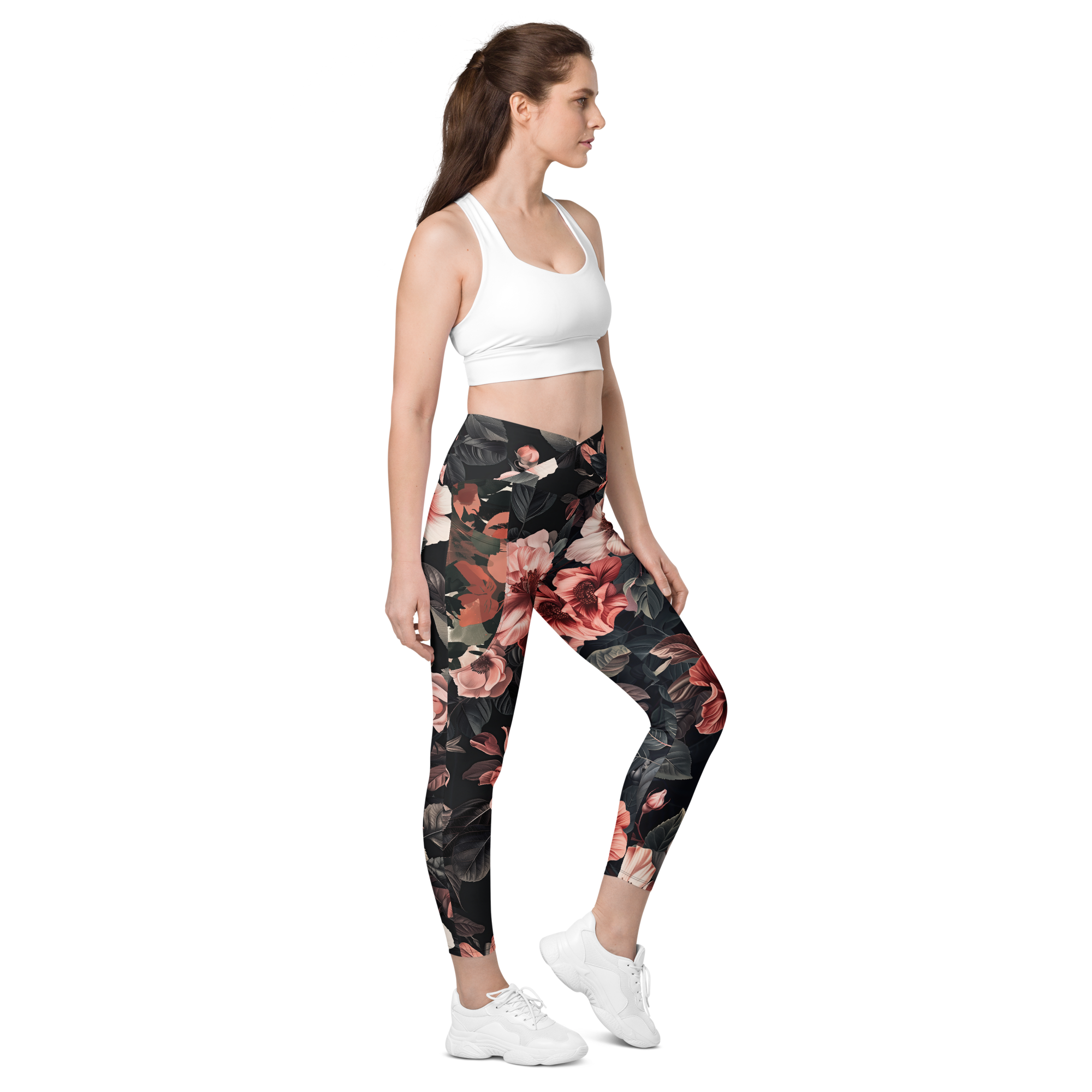 Bloom Floral Crossover Leggings