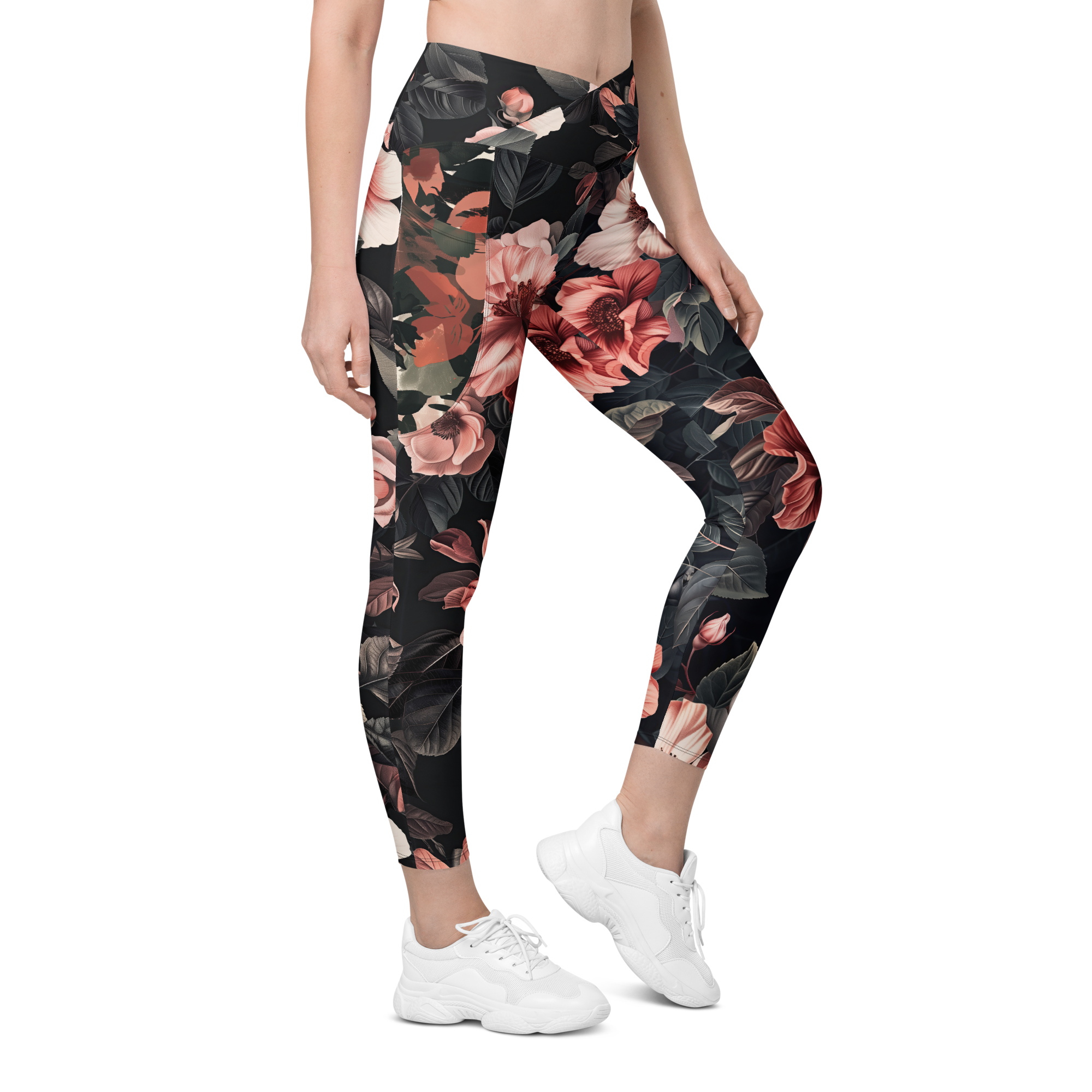 Bloom Floral Crossover Leggings