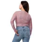 Awaken - Rose Long Sleeve Crop Top