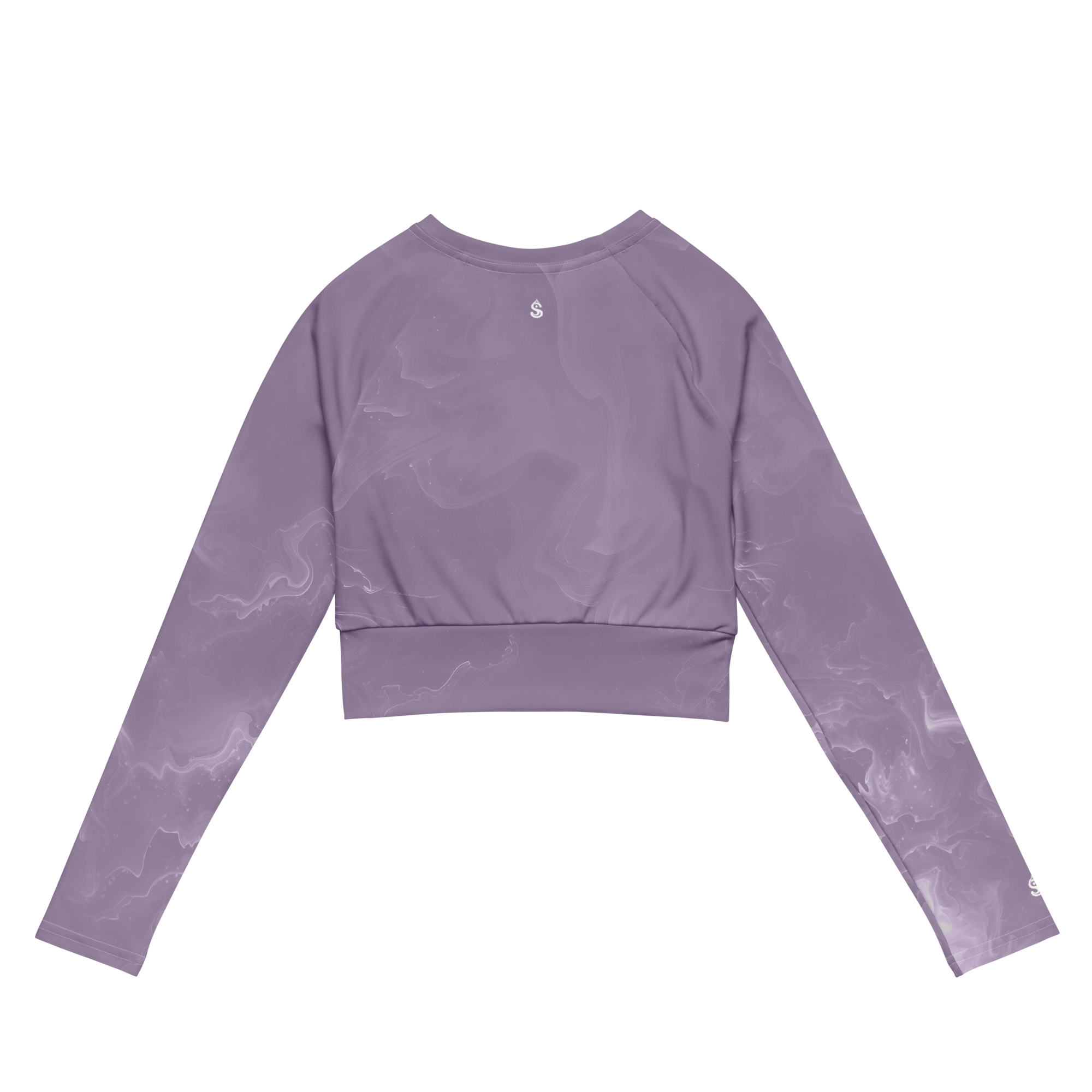 Awaken - Lavender Long Sleeve Crop Top