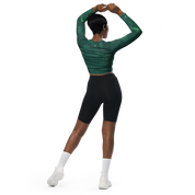 Awaken - Green Long Sleeve Crop Top