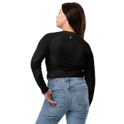 Awaken - Black Long Sleeve Crop Top