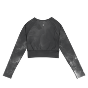 Awaken - Anthracite Long Sleeve Crop Top