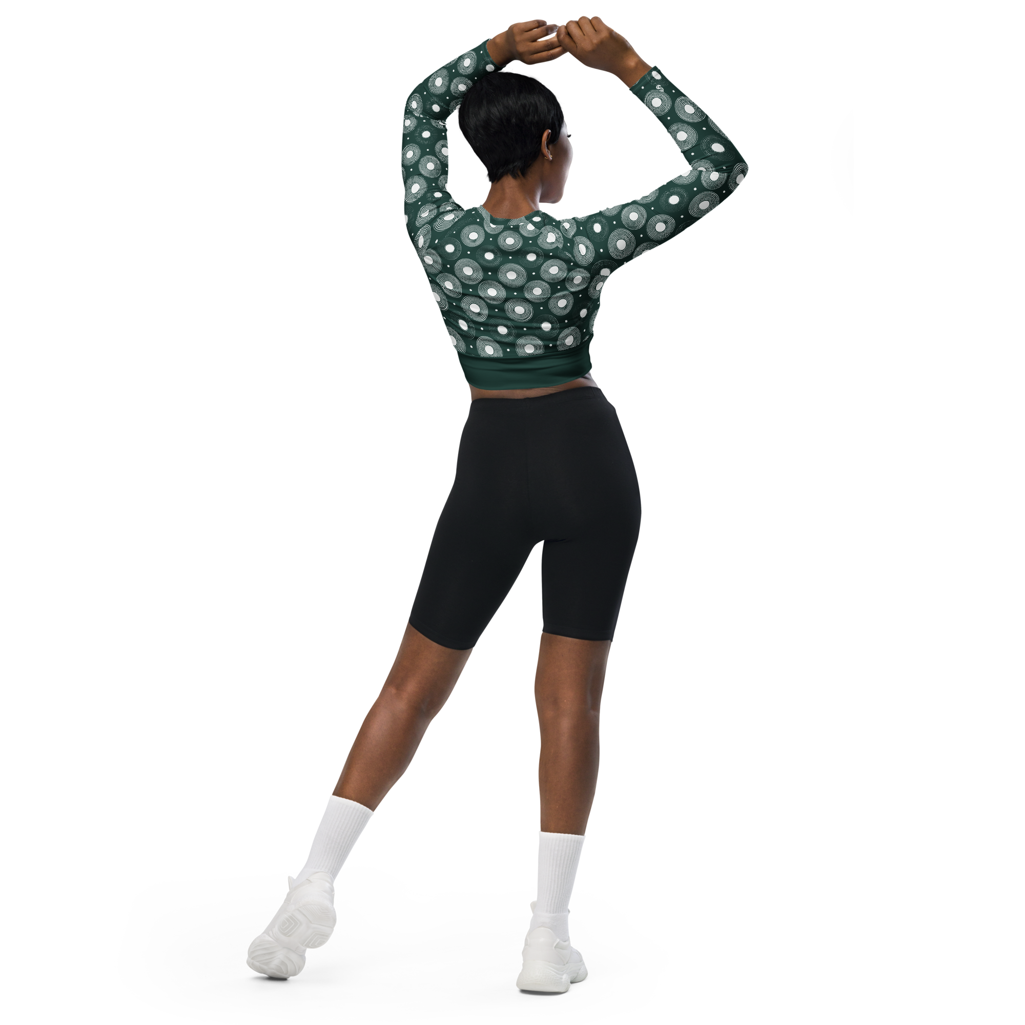 Circle - Green Long Sleeve Top