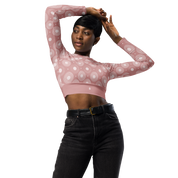 Circle - Rose Long Sleeve Crop Top