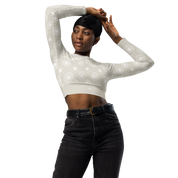 Circle - Bone Long Sleeve Crop Top