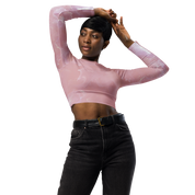 Awaken - Rose Long Sleeve Crop Top