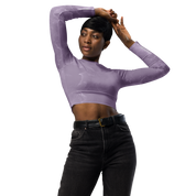 Awaken - Lavender Long Sleeve Crop Top