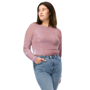 Awaken - Rose Long Sleeve Crop Top