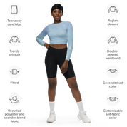 Awaken - Ocean Dream Long Sleeve Crop Top